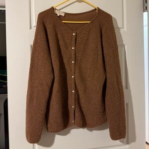 Sézane Gaspard Cardigan (Camel)